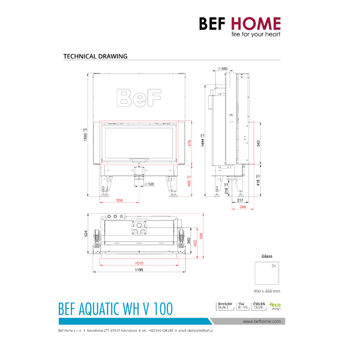BEF AQUATIC WH V 100 BEF AQUATIC WH V 100