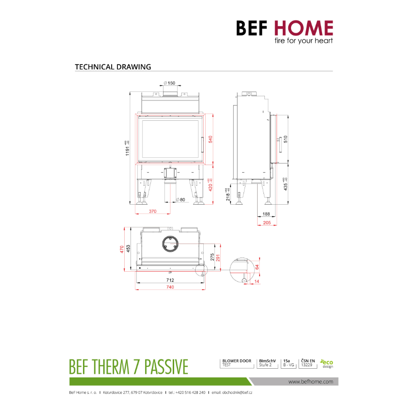 BEF THERM 7 PASSIVE BEF THERM 7 PASSIVE