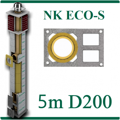NK ECO S 5M Ø200 + 2 W NK ECO S 5M Ø200 + 2 W