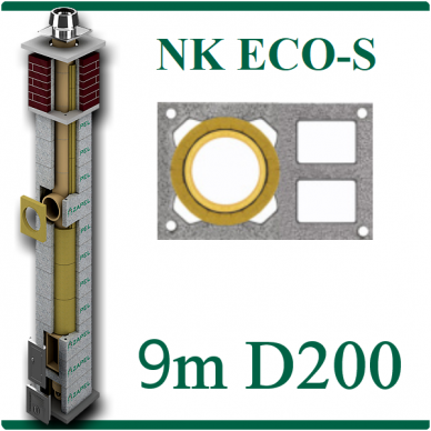 NK ECO S 9M Ø200 + 2 W NK ECO S 9M Ø200 + 2 W