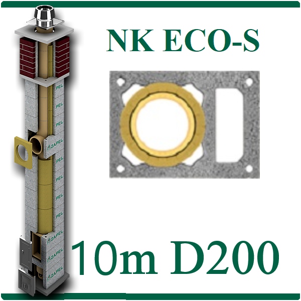 NK ECO S 10M Ø200 + W NK ECO S 10M Ø200 + W