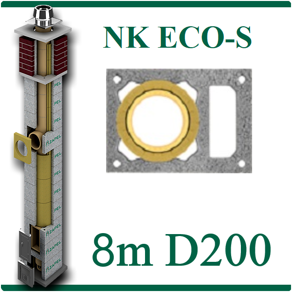 NK ECO S 8M Ø200 + W NK ECO S 8M Ø200 + W
